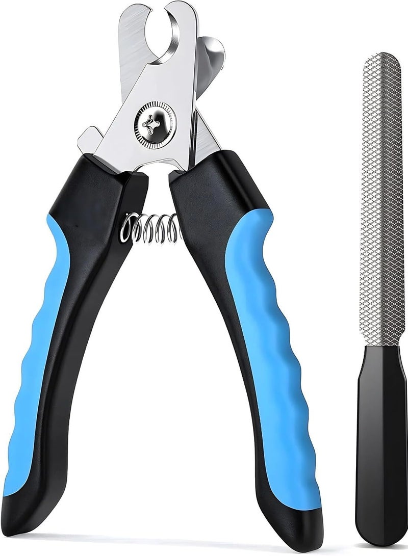 Professional Dog Nail Clipper - Dog Nail Trimmer for Large Dogs - Easy and Safe Pets Grooming Clippers - Cat Claw Trimmer with Safety Guard - Image 1
